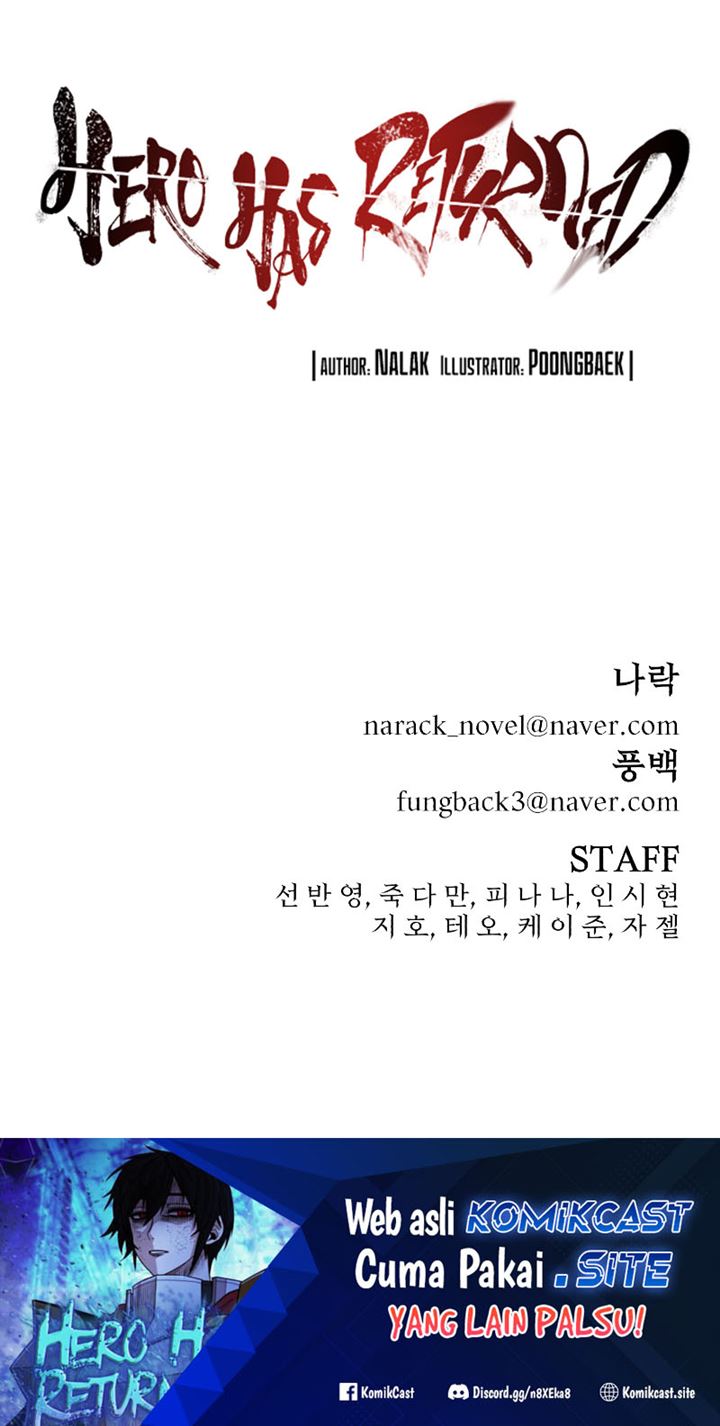 Hero Has Returned Chapter 90 - halaman 110