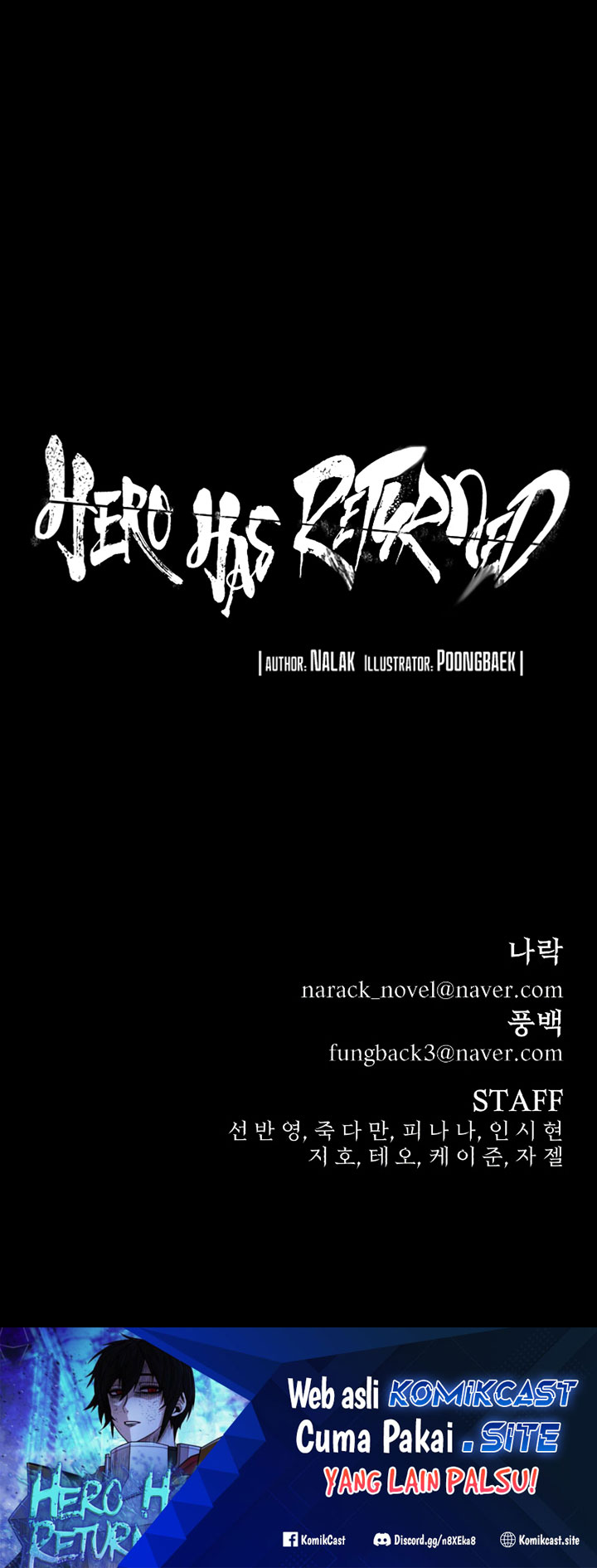 Hero Has Returned Chapter 92 - halaman 123