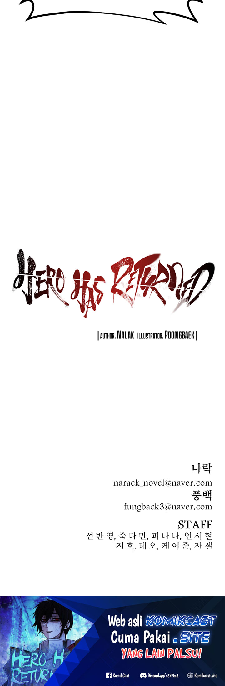Hero Has Returned Chapter 93 - halaman 113