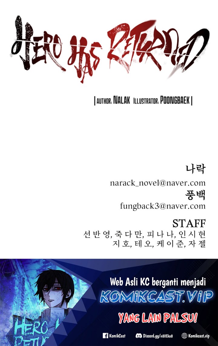 Hero Has Returned Chapter 99 - halaman 79
