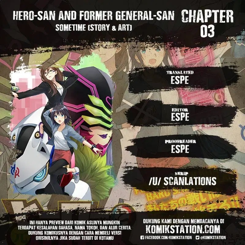 Hero-san and Former General-san Chapter 3 - halaman 1