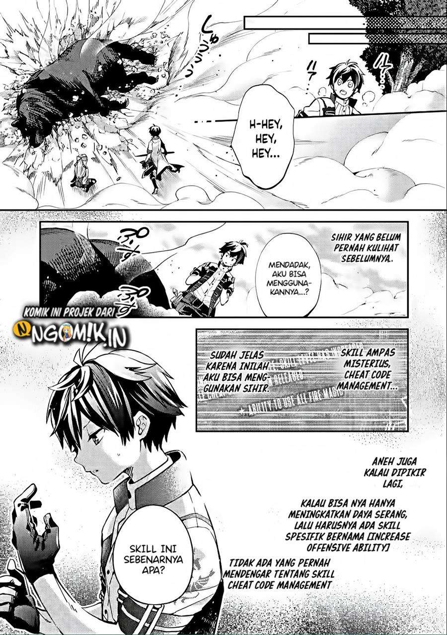 Hey The Cheat Code Management Skill which was thought to be useless is too monstrous Chapter 1.2 - halaman 4