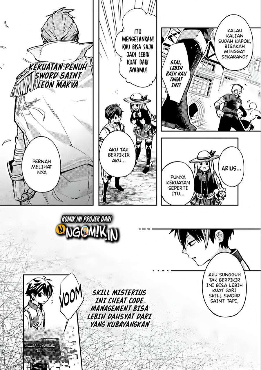 Hey The Cheat Code Management Skill which was thought to be useless is too monstrous Chapter 1.3 - halaman 5