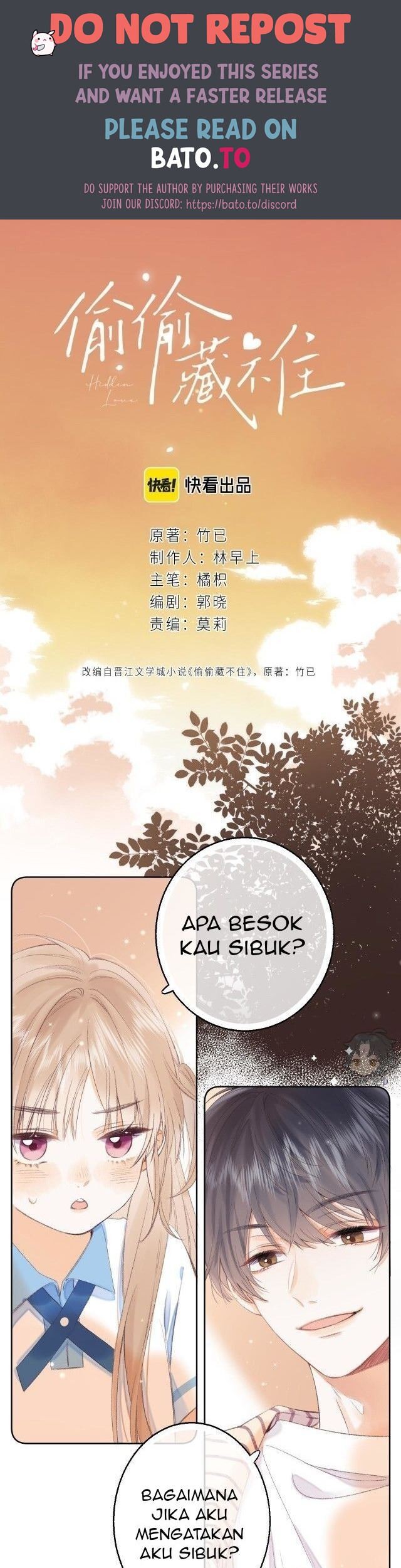 Hidden Love (Zhu Yi) Chapter 3 - halaman 1