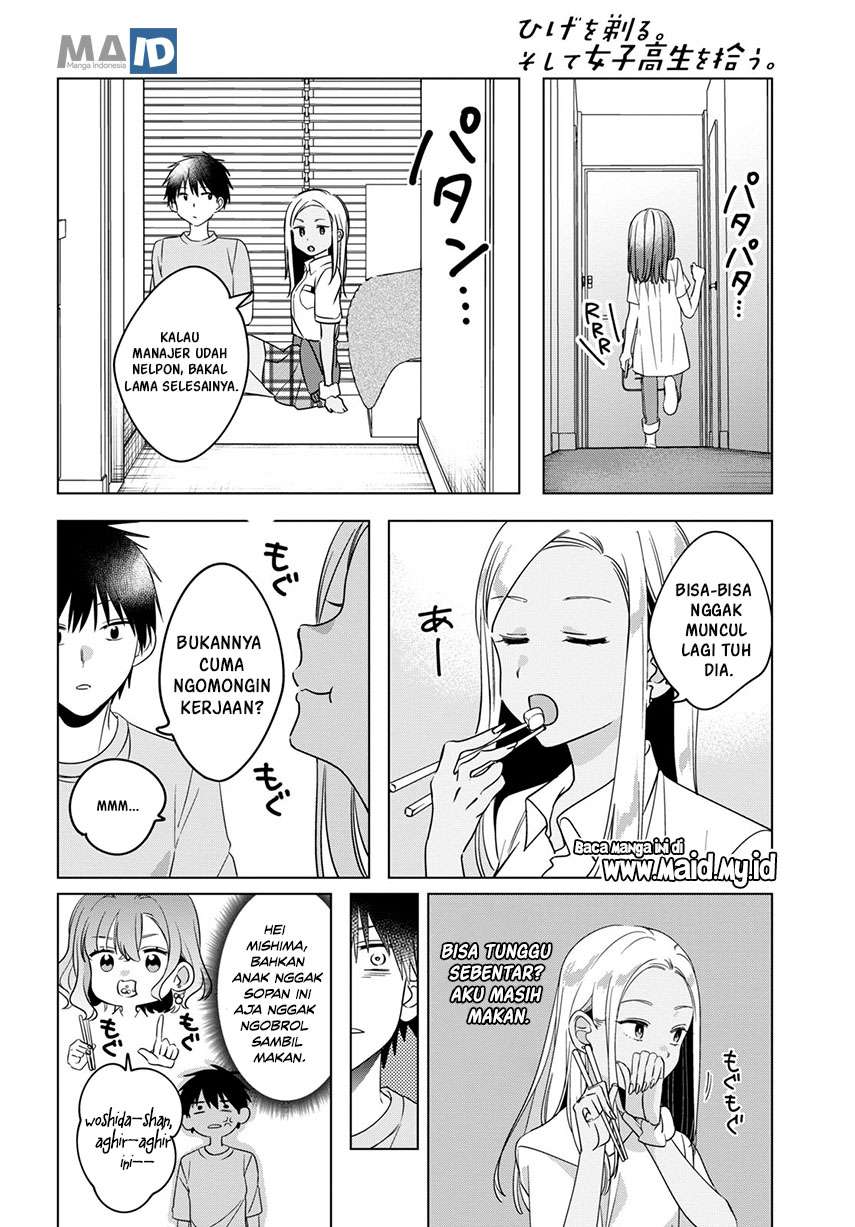 Hige Wo Soru. Soshite Joshikosei Wo Hirou. Chapter 12 - halaman 14