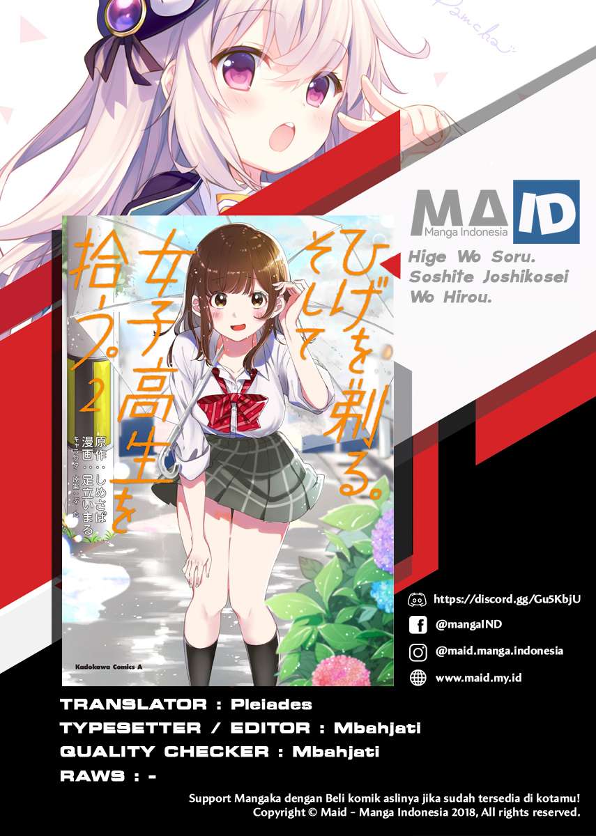 Hige Wo Soru. Soshite Joshikosei Wo Hirou. Chapter 12 - halaman 3