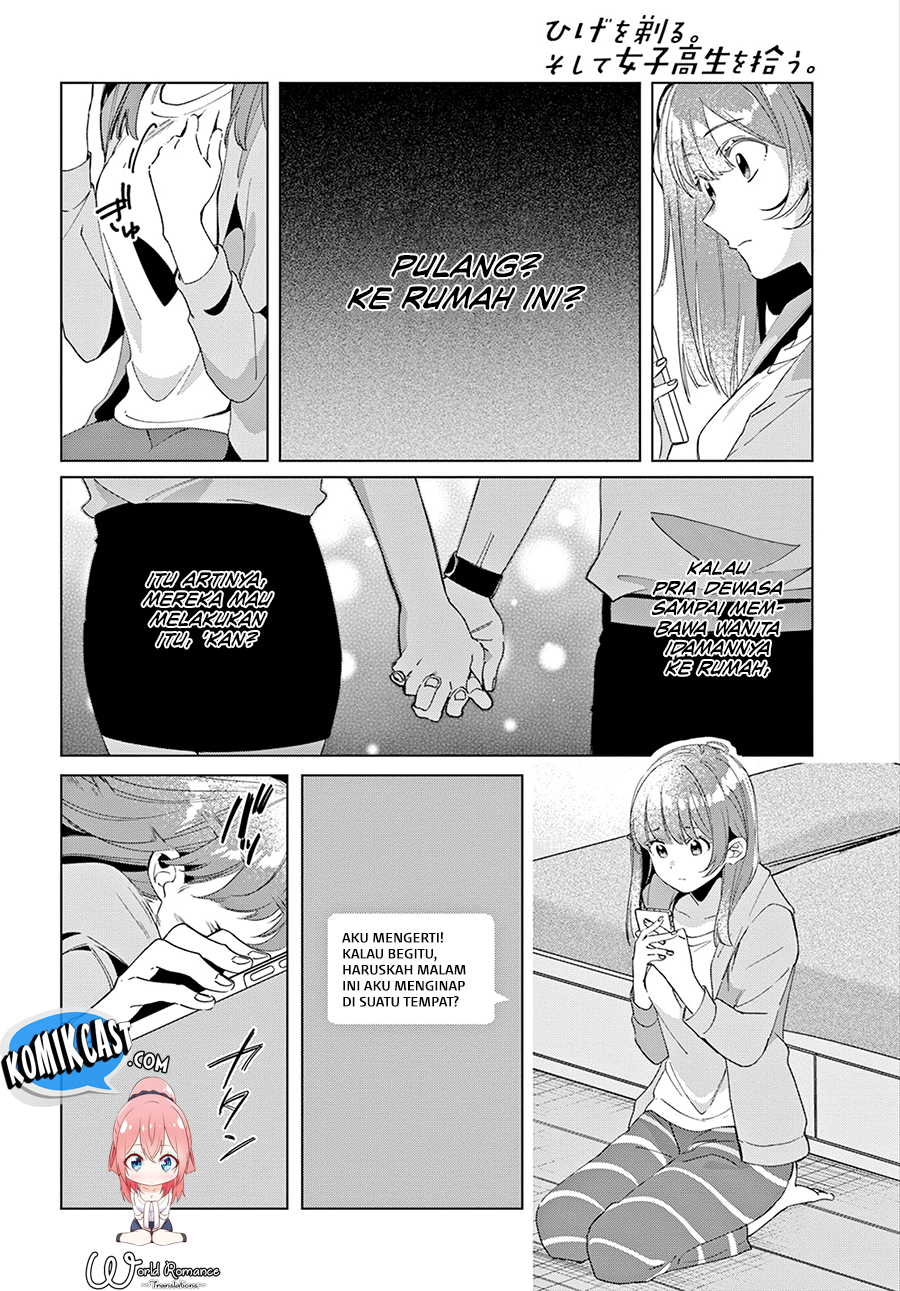 Hige Wo Soru. Soshite Joshikosei Wo Hirou. Chapter 15 - halaman 9