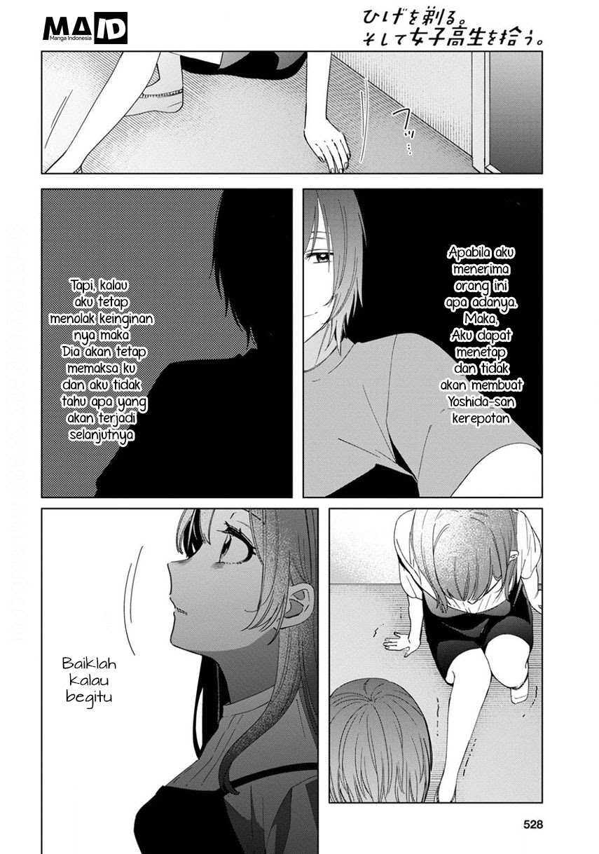 Hige Wo Soru. Soshite Joshikosei Wo Hirou. Chapter 21 - halaman 24