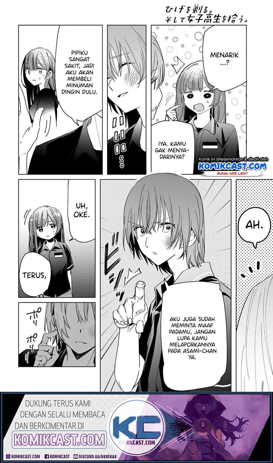 Hige Wo Soru. Soshite Joshikosei Wo Hirou. Chapter 24.2 - halaman 8