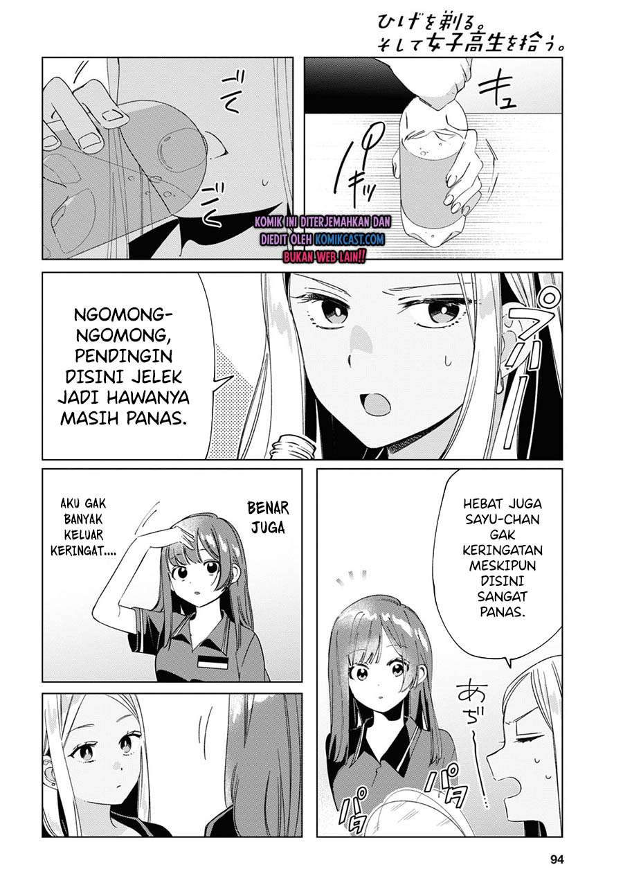 Hige Wo Soru. Soshite Joshikosei Wo Hirou. Chapter 27 - halaman 10