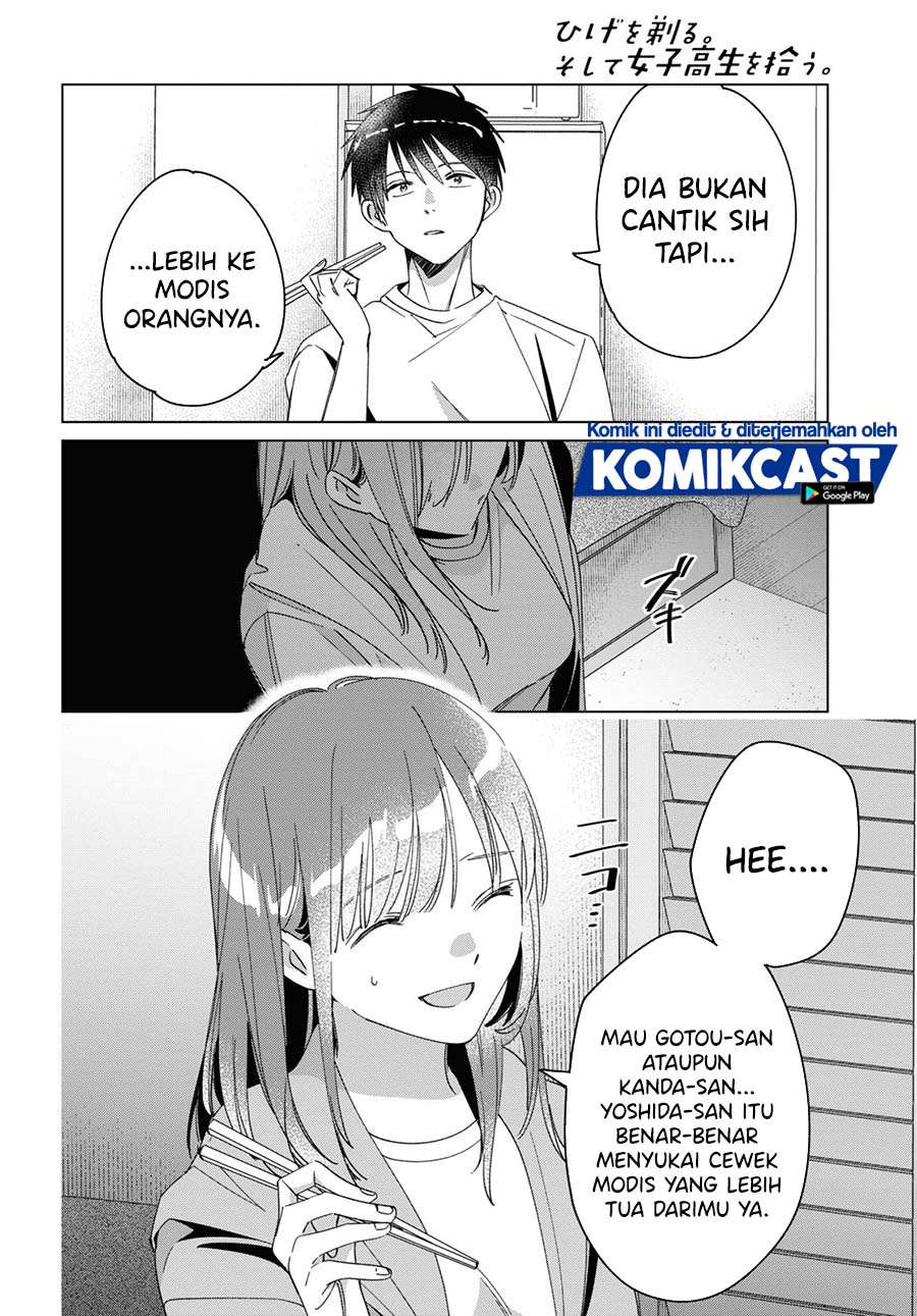 Hige Wo Soru. Soshite Joshikosei Wo Hirou. Chapter 30 - halaman 12