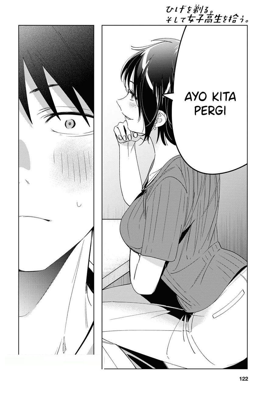 Hige Wo Soru. Soshite Joshikosei Wo Hirou. Chapter 30 - halaman 36