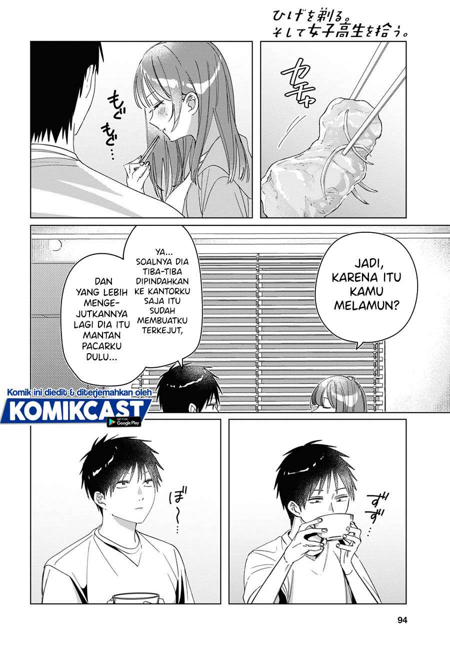 Hige Wo Soru. Soshite Joshikosei Wo Hirou. Chapter 30 - halaman 8