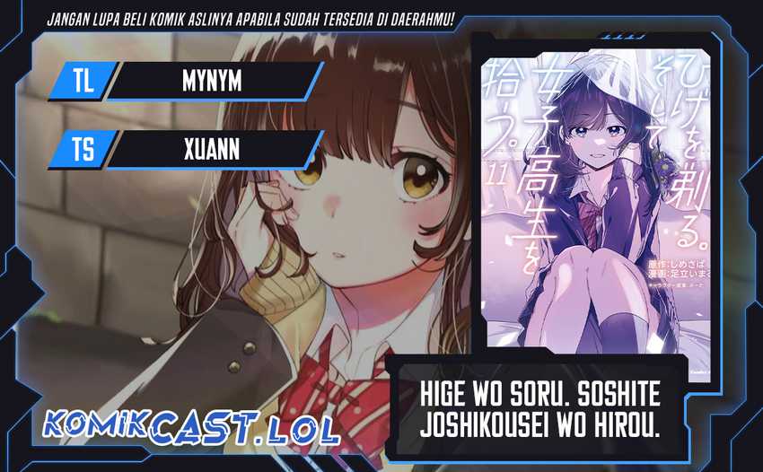 Hige Wo Soru. Soshite Joshikosei Wo Hirou. Chapter 53 - halaman 1