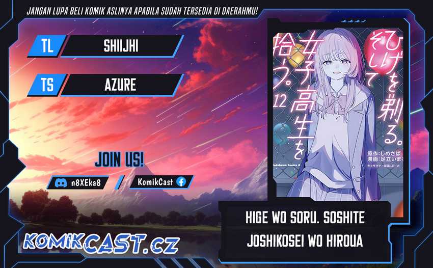 Hige Wo Soru. Soshite Joshikosei Wo Hirou. Chapter 56 - halaman 1