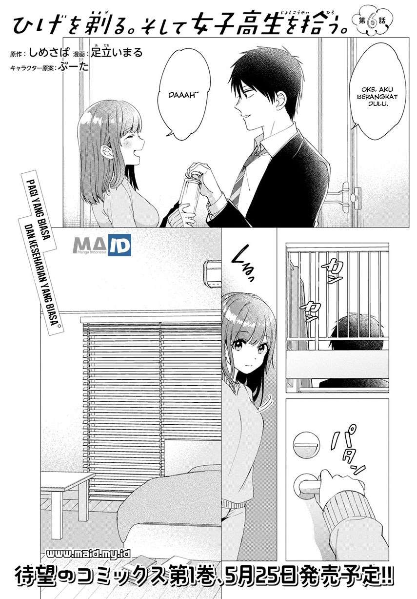 Hige Wo Soru. Soshite Joshikosei Wo Hirou. Chapter 6 - halaman 4