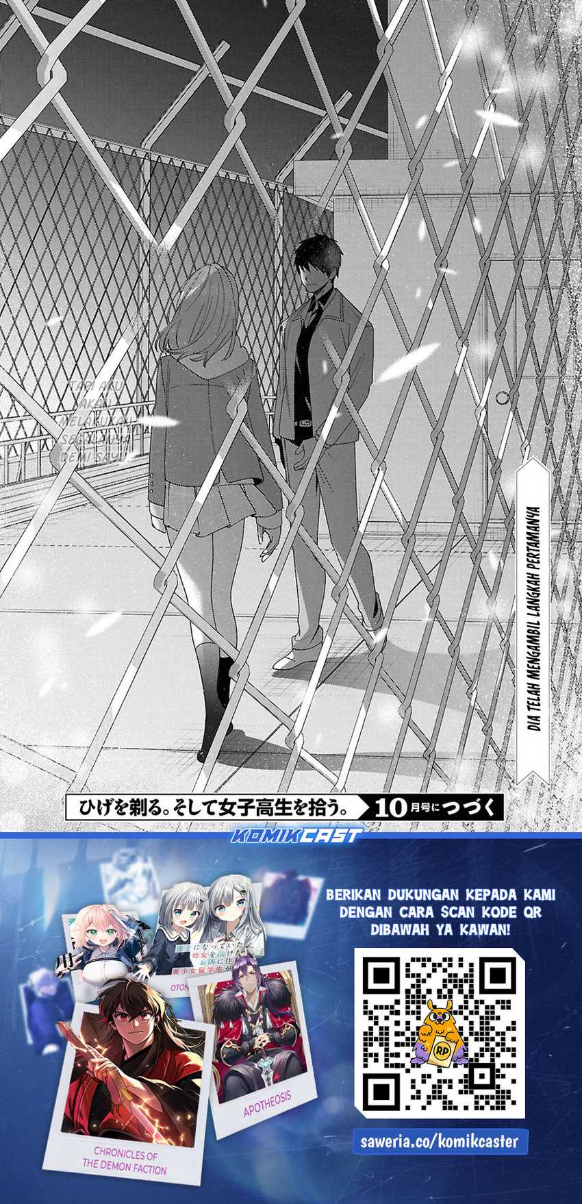 Hige Wo Soru. Soshite Joshikosei Wo Hirou. Chapter 60 - halaman 37
