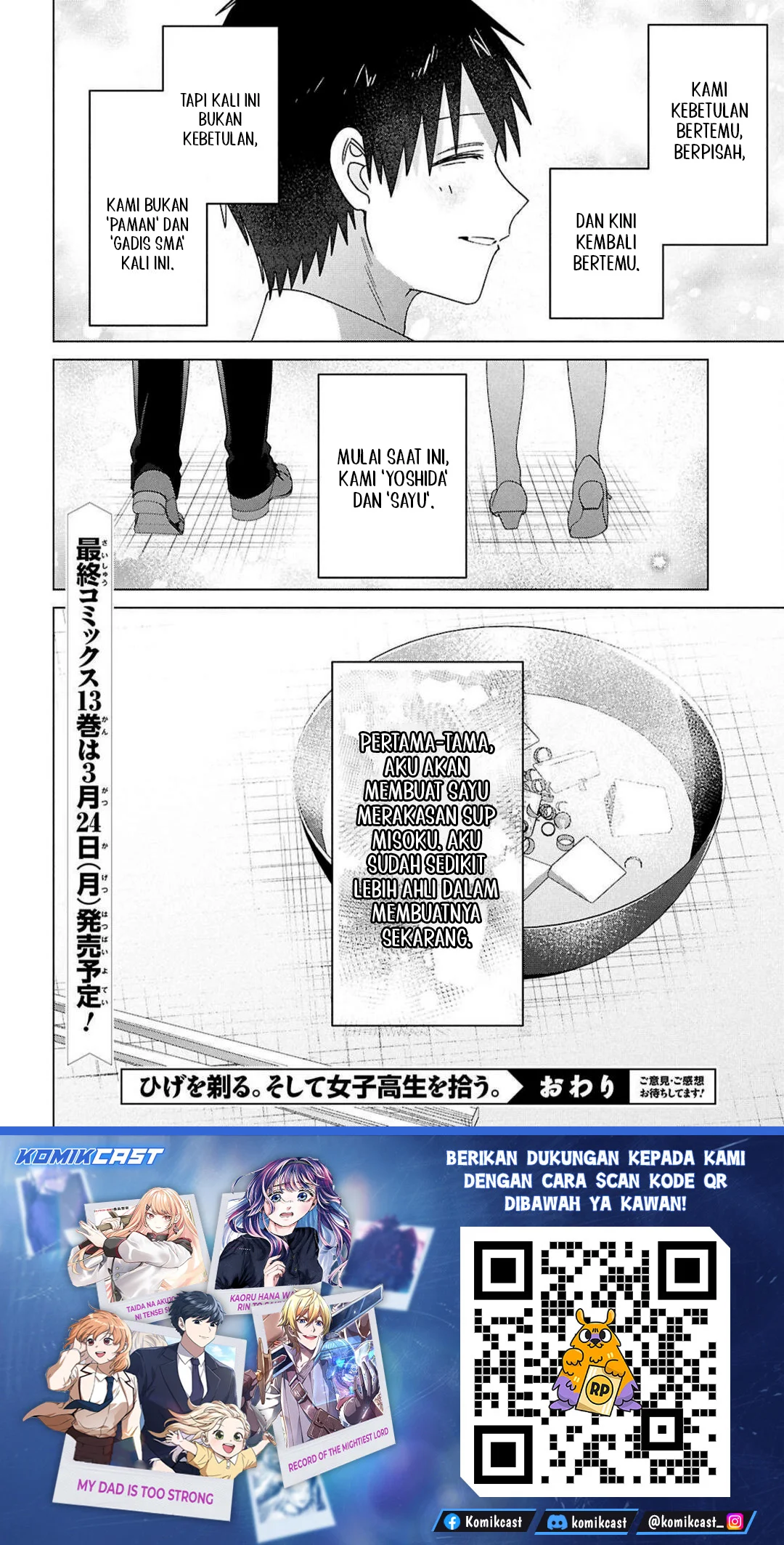 Hige Wo Soru. Soshite Joshikosei Wo Hirou. Chapter 67 - halaman 41