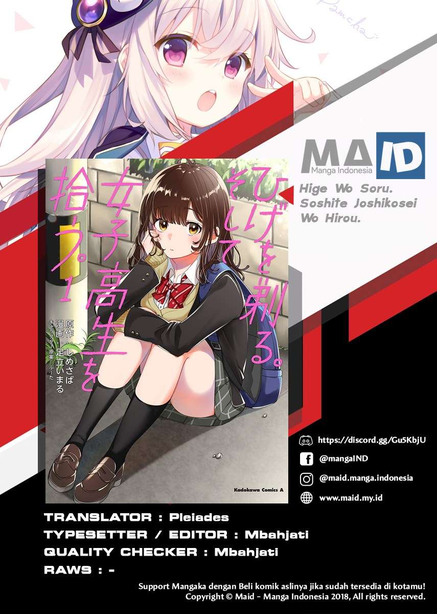 Hige Wo Soru. Soshite Joshikosei Wo Hirou. Chapter 9 - halaman 3