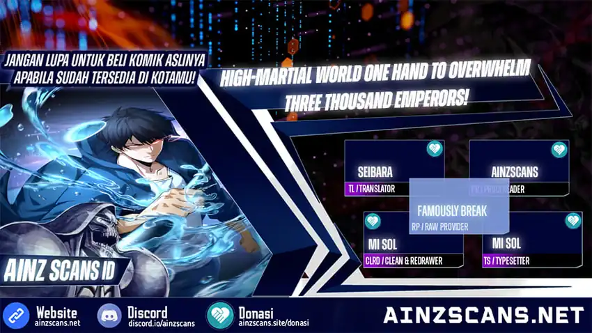 High-Martial World: One Hand to Overwhelm Three Thousand Emperors! Chapter 10 - halaman 1