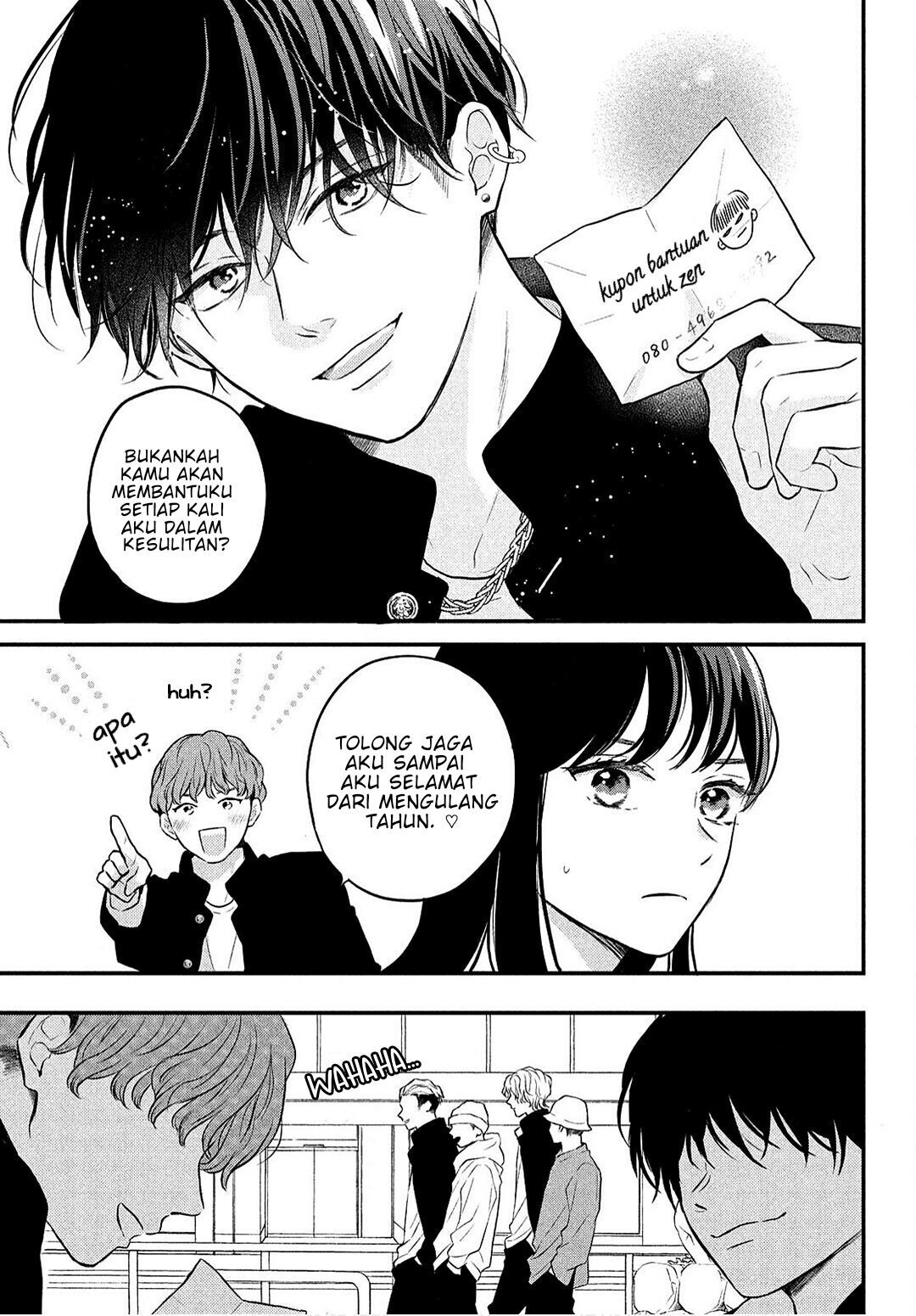Hikaeme ni Ittemo, Kore wa Ai Chapter 3 - halaman 8