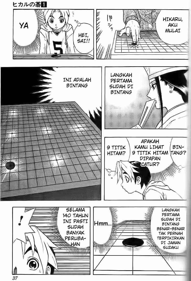 Hikaru no Go Chapter 1 - halaman 34