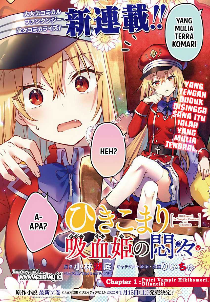 Hikikomari Kyuuketsuki no Monmon Chapter 1 - halaman 4