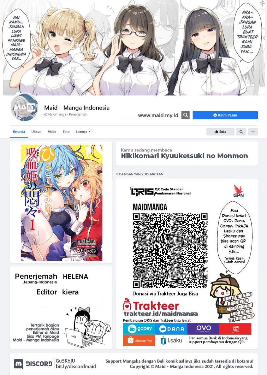 Hikikomari Kyuuketsuki no Monmon Chapter 14 - halaman 2
