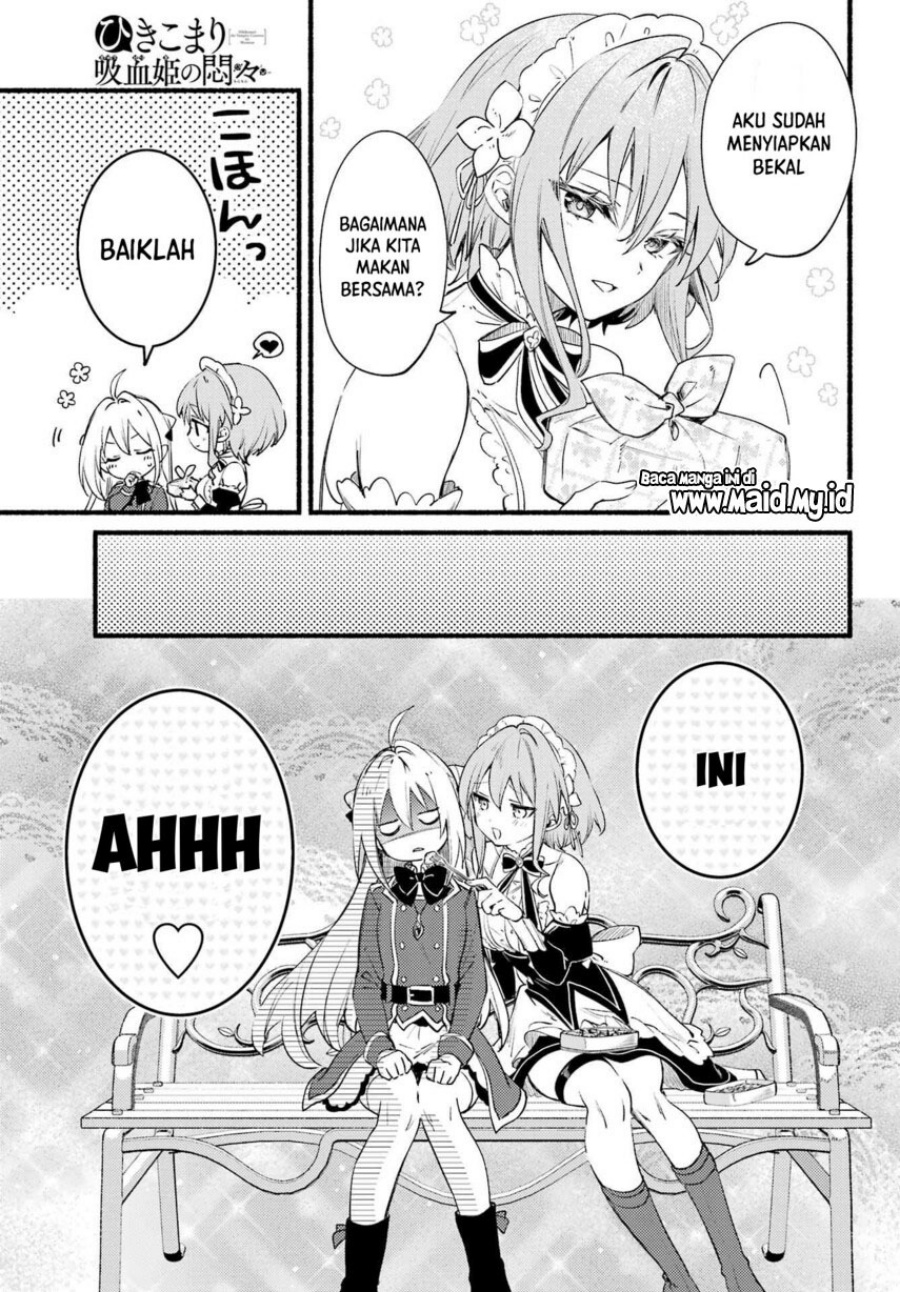 Hikikomari Kyuuketsuki no Monmon Chapter 19 - halaman 9