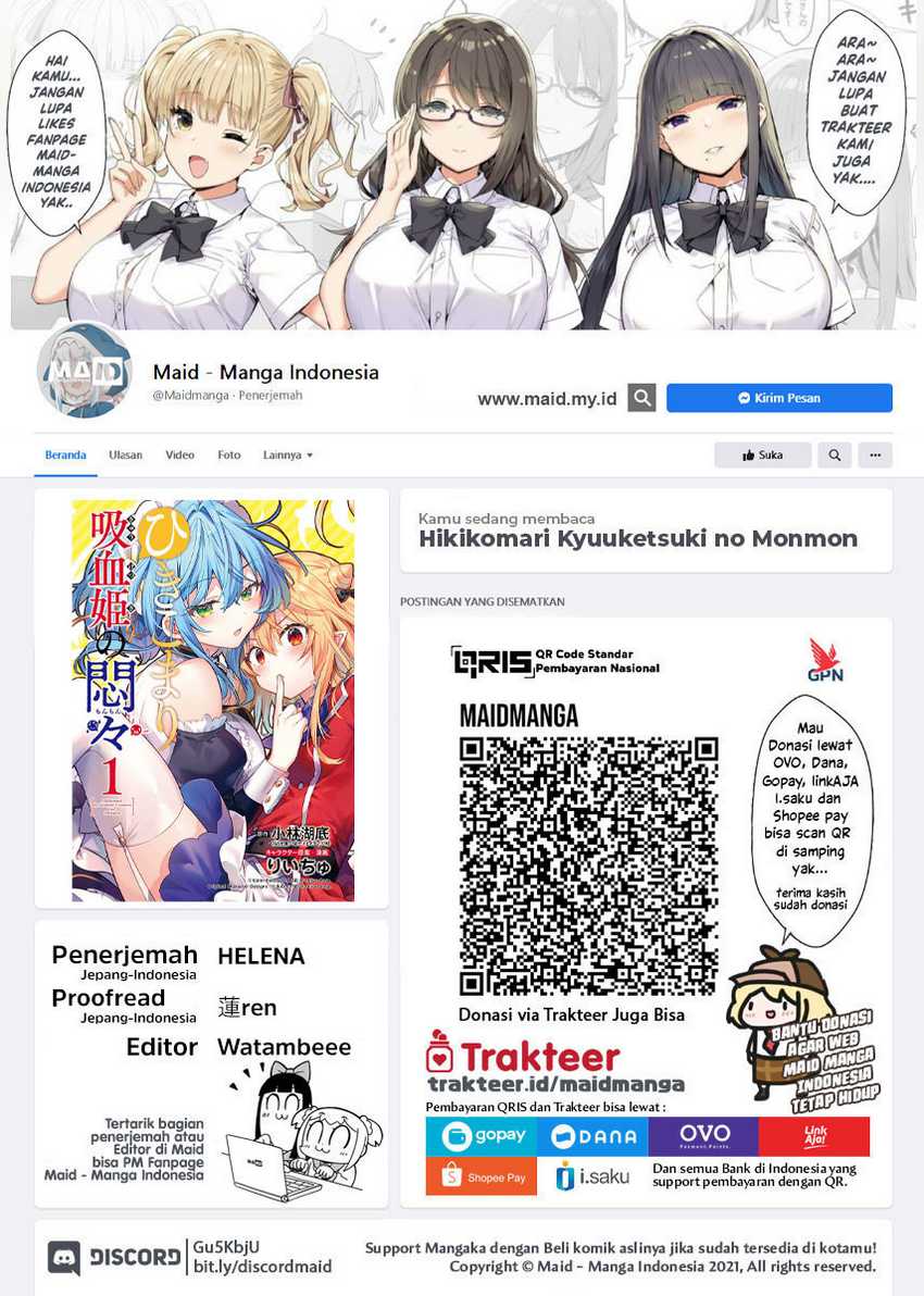 Hikikomari Kyuuketsuki no Monmon Chapter 7 - halaman 2
