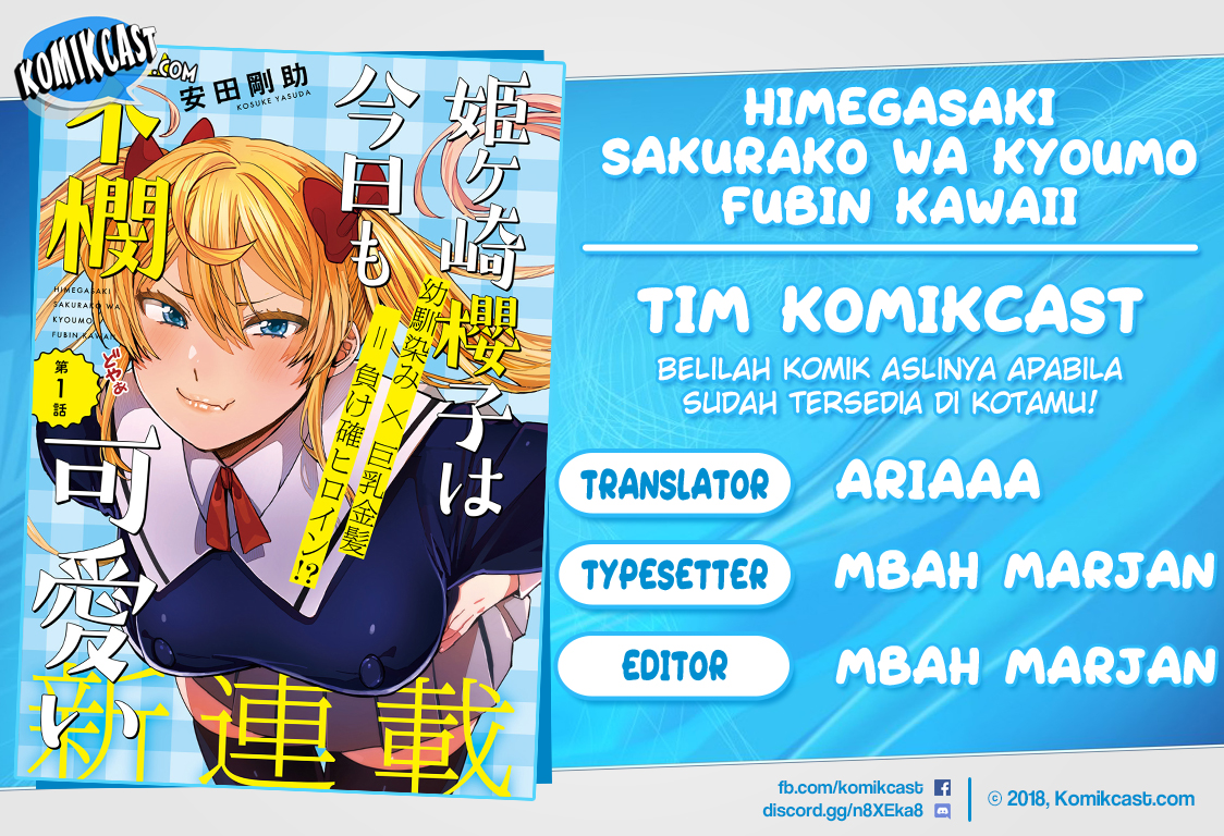 Himegasaki Sakurako wa Kyou mo Fubin Kawaii Chapter 1 - halaman 1