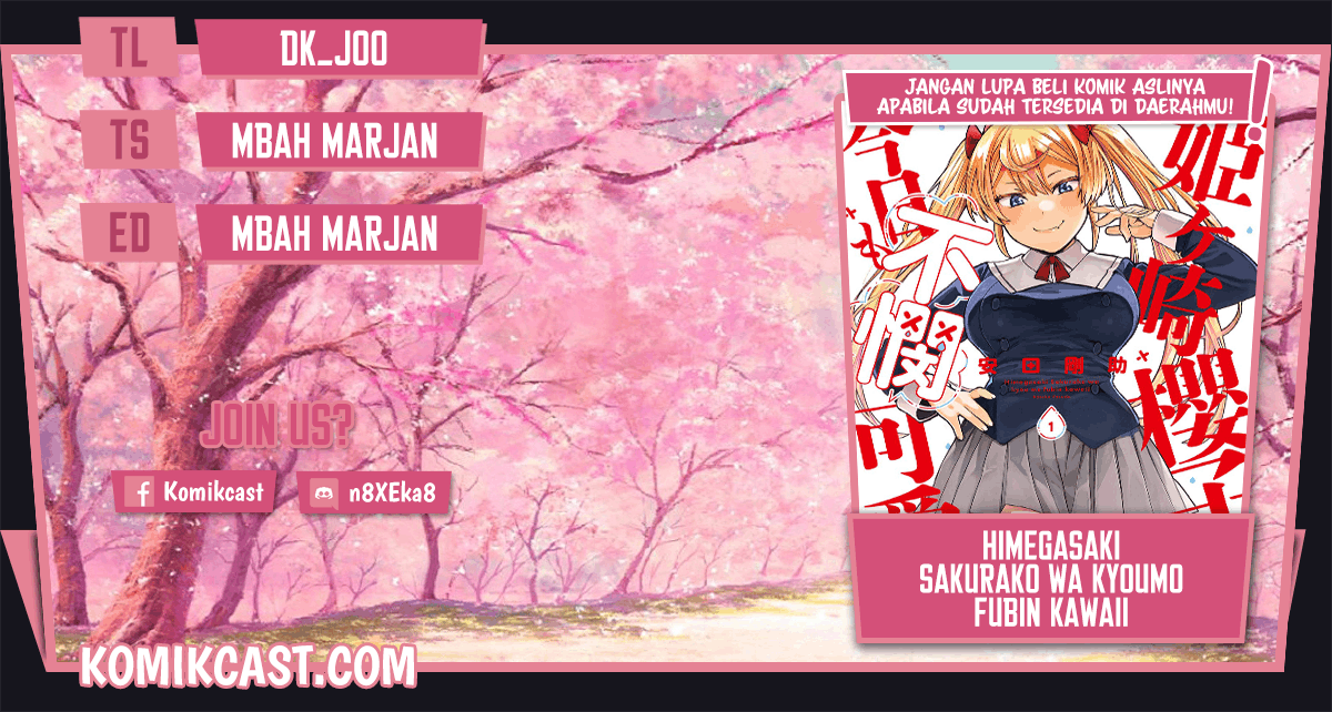 Himegasaki Sakurako wa Kyou mo Fubin Kawaii Chapter 15 - halaman 1