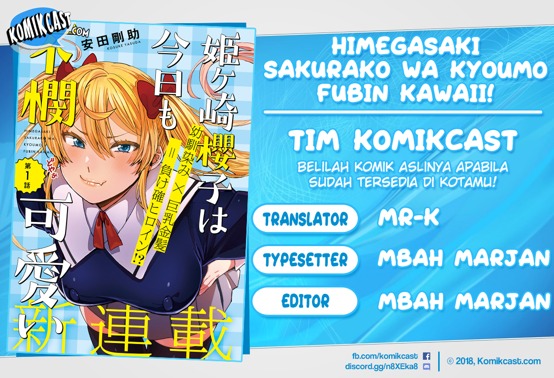 Himegasaki Sakurako wa Kyou mo Fubin Kawaii Chapter 2 - halaman 1