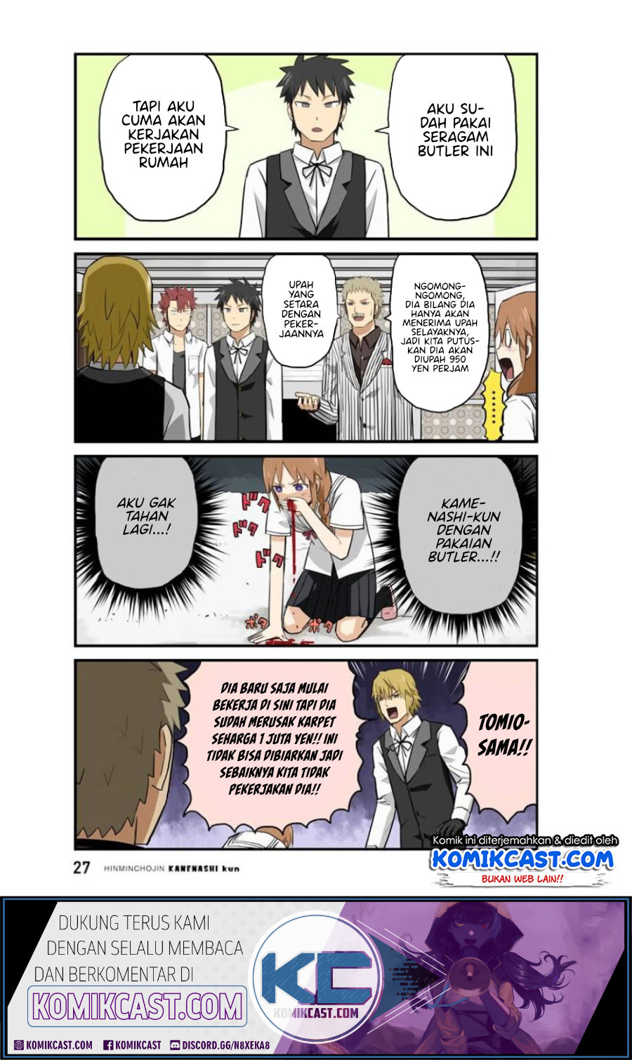 Hinmin Choujin Kanenashi-kun Chapter 15 - halaman 12