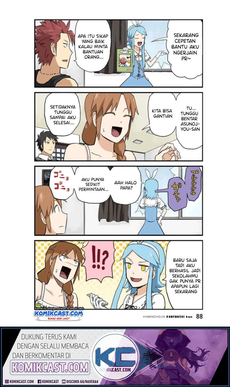 Hinmin Choujin Kanenashi-kun Chapter 20 - halaman 8