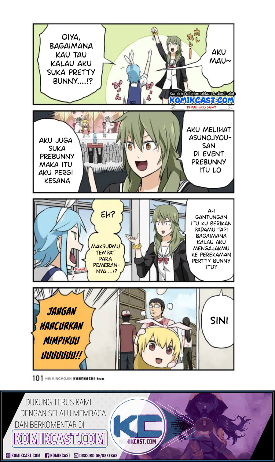 Hinmin Choujin Kanenashi-kun Chapter 21 - halaman 11