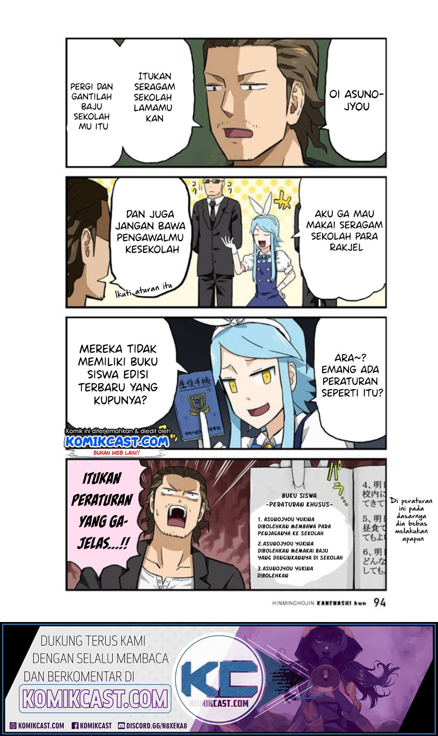 Hinmin Choujin Kanenashi-kun Chapter 21 - halaman 4