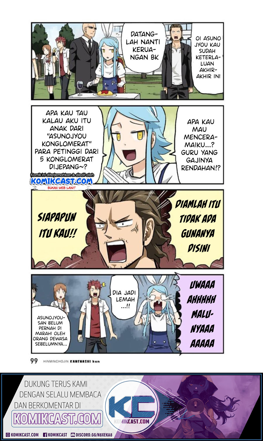Hinmin Choujin Kanenashi-kun Chapter 21 - halaman 9