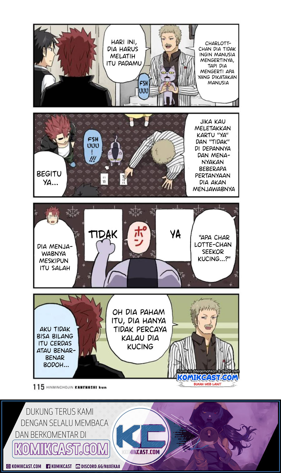 Hinmin Choujin Kanenashi-kun Chapter 23 - halaman 2