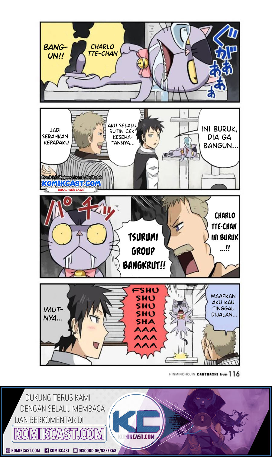 Hinmin Choujin Kanenashi-kun Chapter 23 - halaman 3