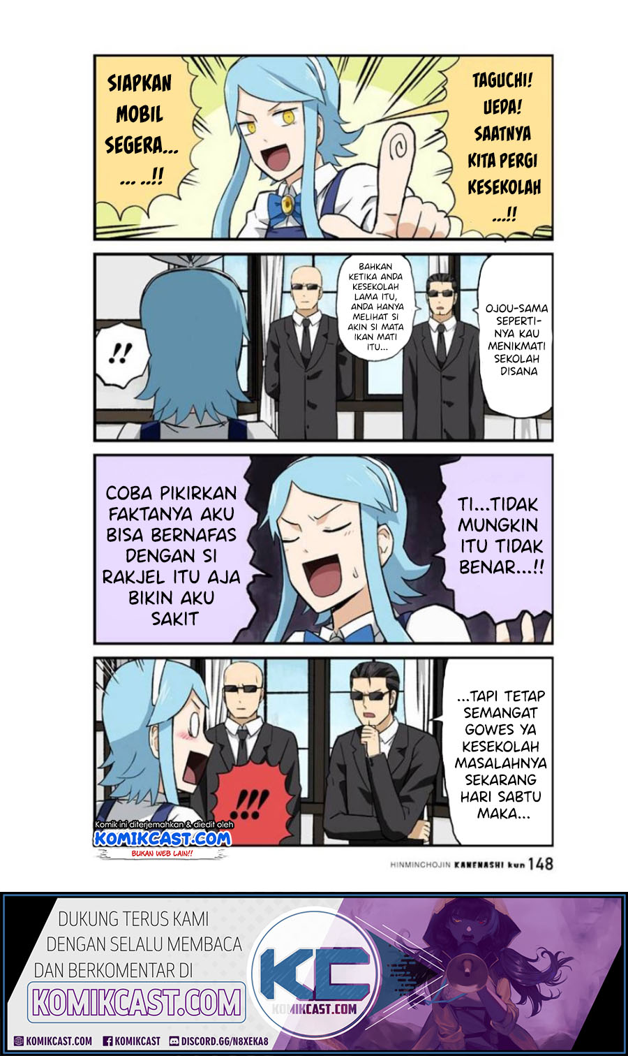 Hinmin Choujin Kanenashi-kun Chapter 26 - halaman 3