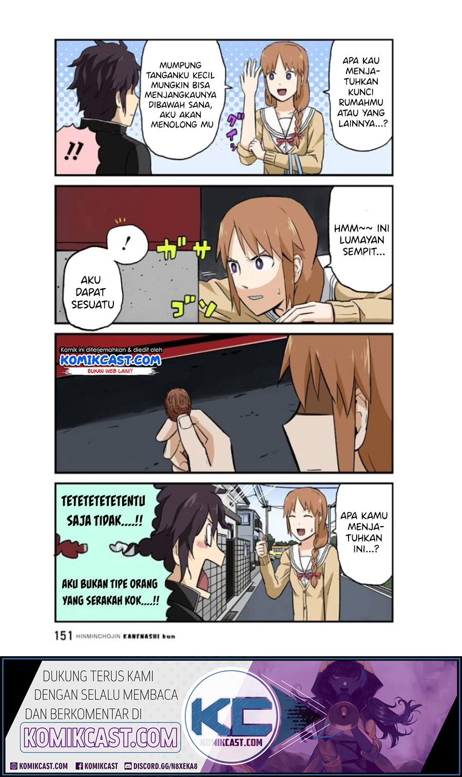 Hinmin Choujin Kanenashi-kun Chapter 26 - halaman 6