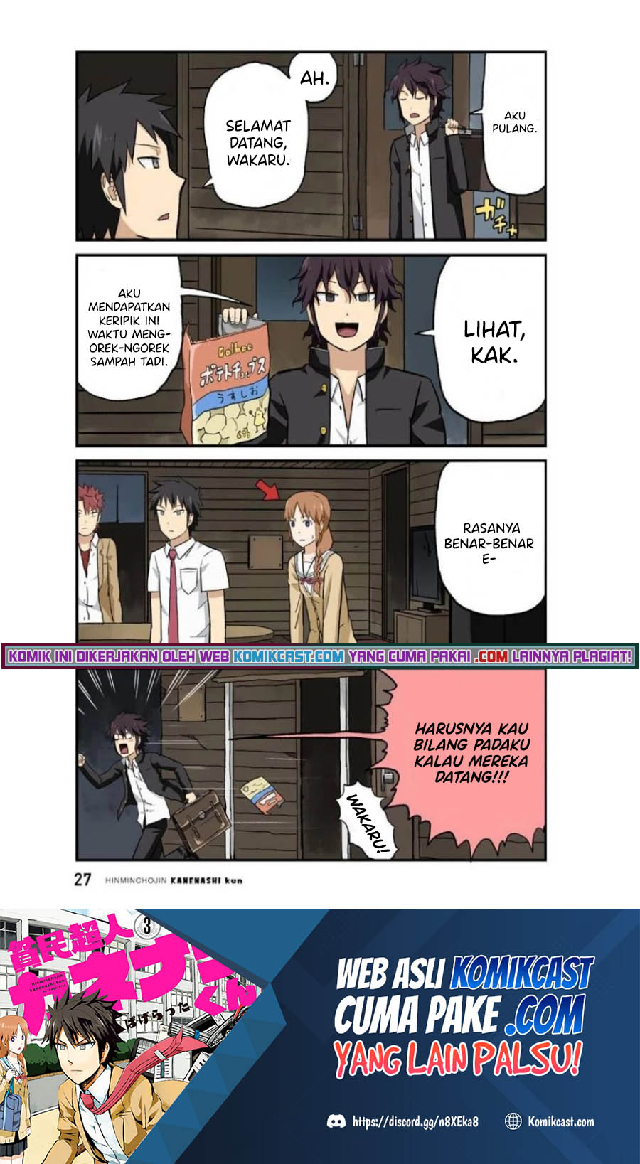 Hinmin Choujin Kanenashi-kun Chapter 28 - halaman 12