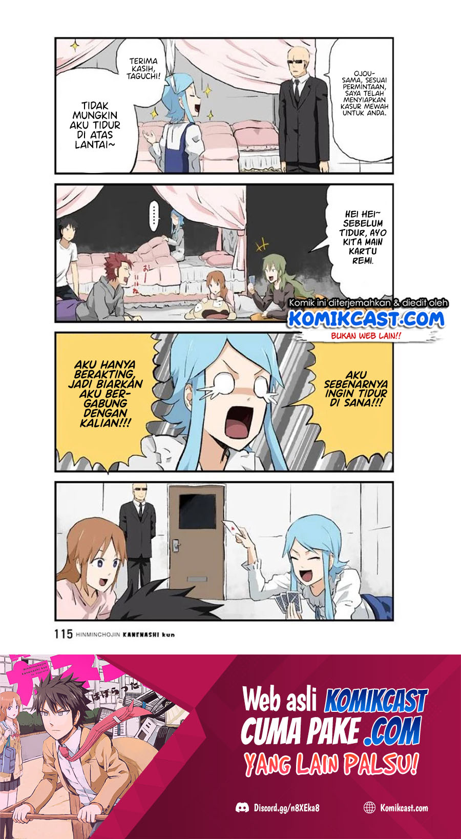 Hinmin Choujin Kanenashi-kun Chapter 35 - halaman 12
