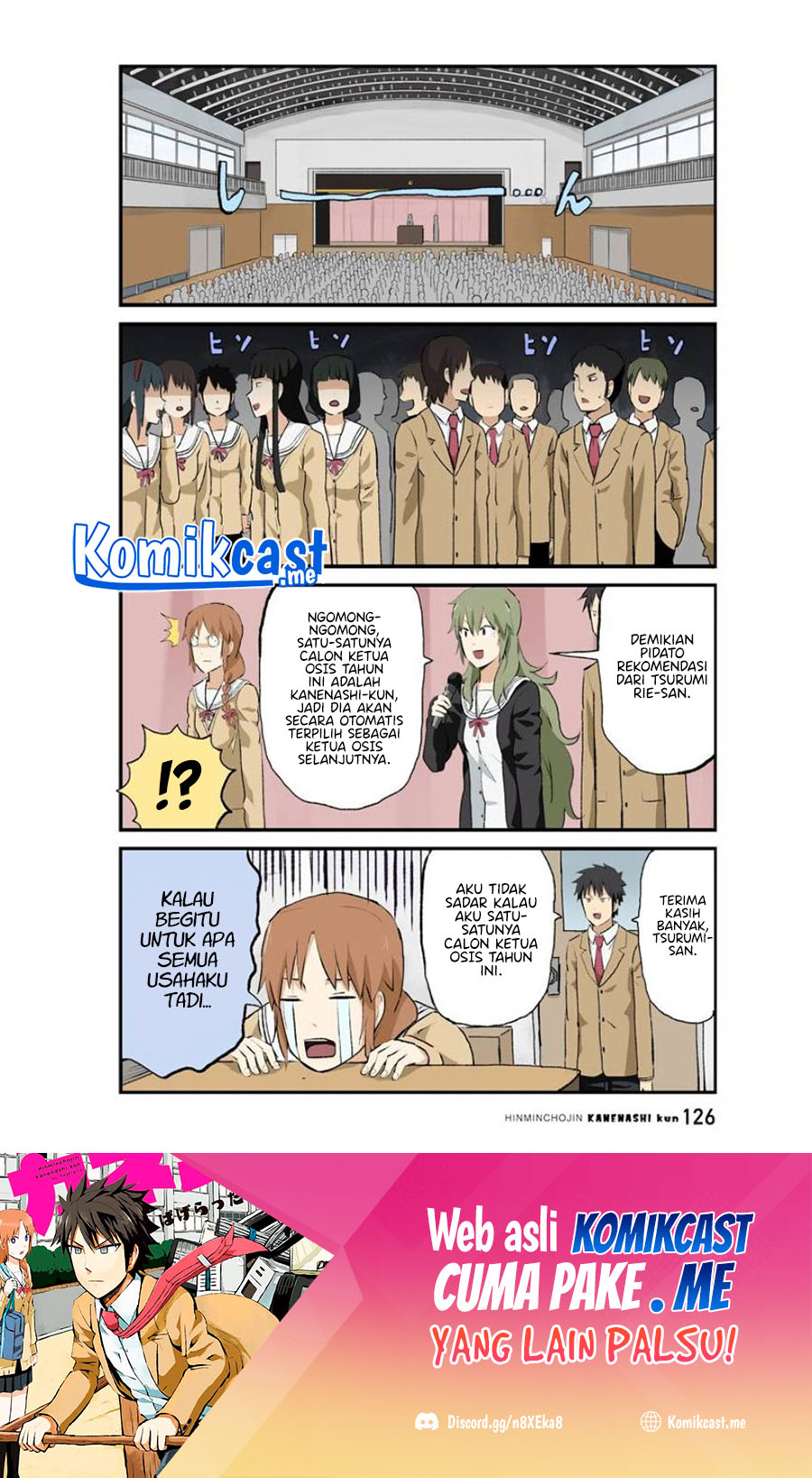 Hinmin Choujin Kanenashi-kun Chapter 36 - halaman 12