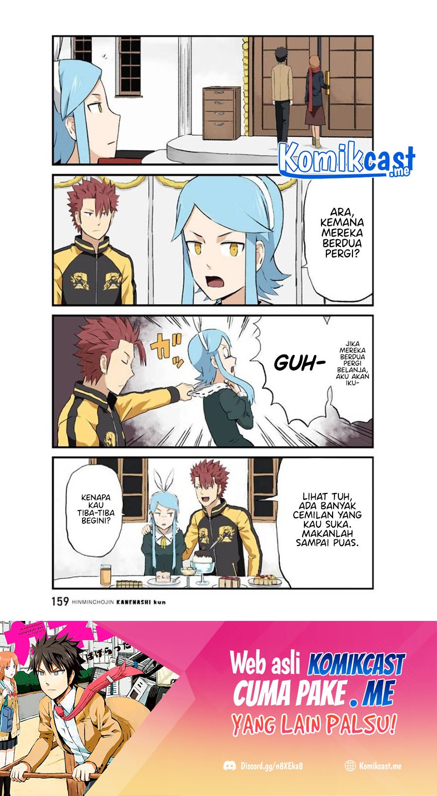 Hinmin Choujin Kanenashi-kun Chapter 39 - halaman 12