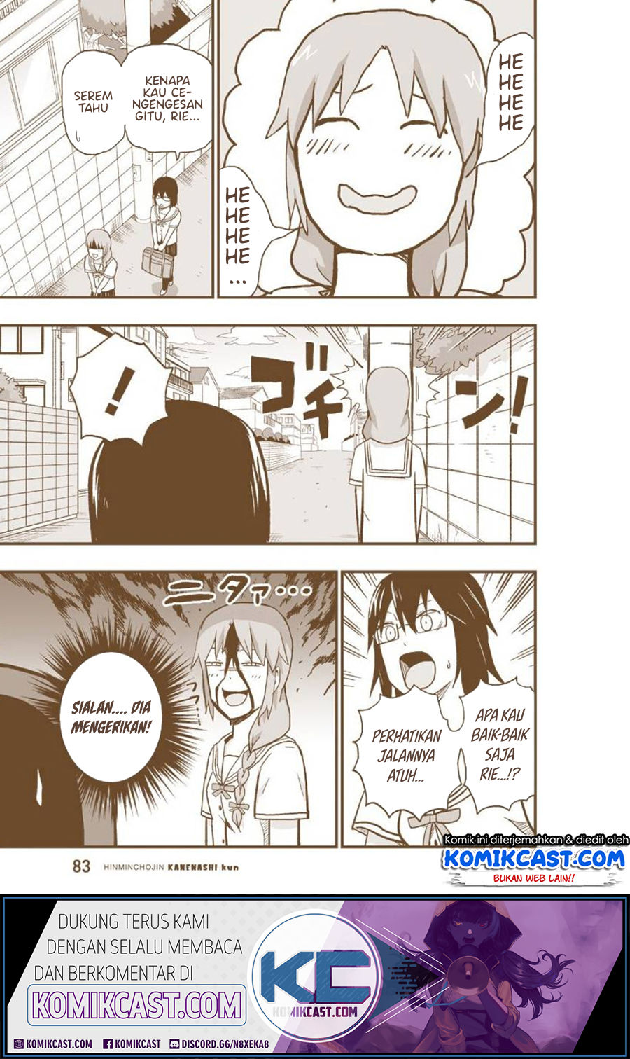 Hinmin Choujin Kanenashi-kun Chapter 8.5 - halaman 6