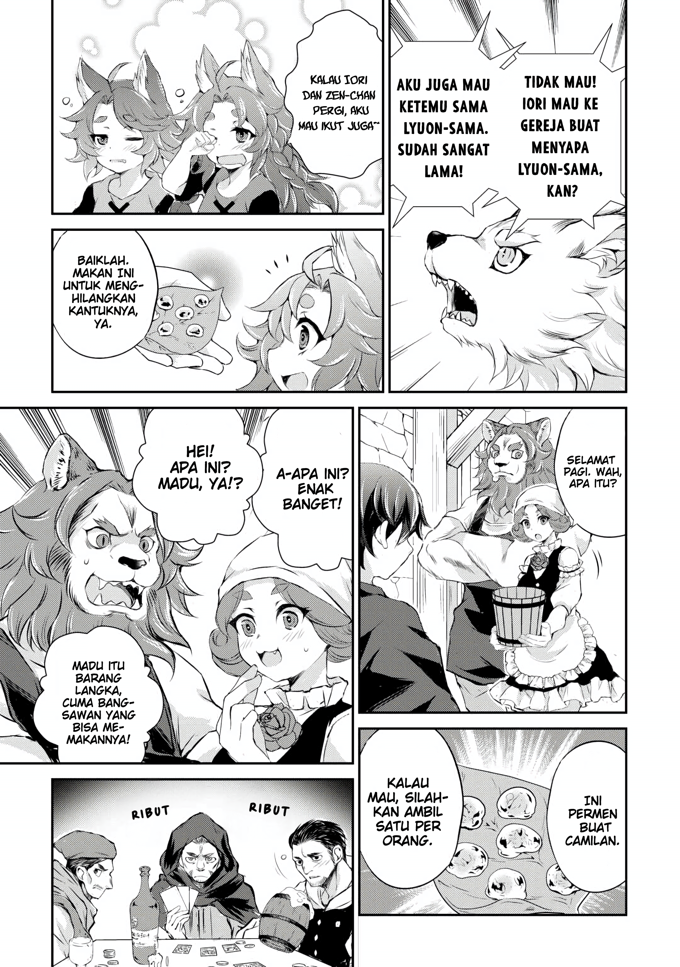 Hirotta Mono wa Taisetsu ni Shimashou: Koookami ni Kiniirareta Otoko no Teni Monogatari Chapter 6 - halaman 14