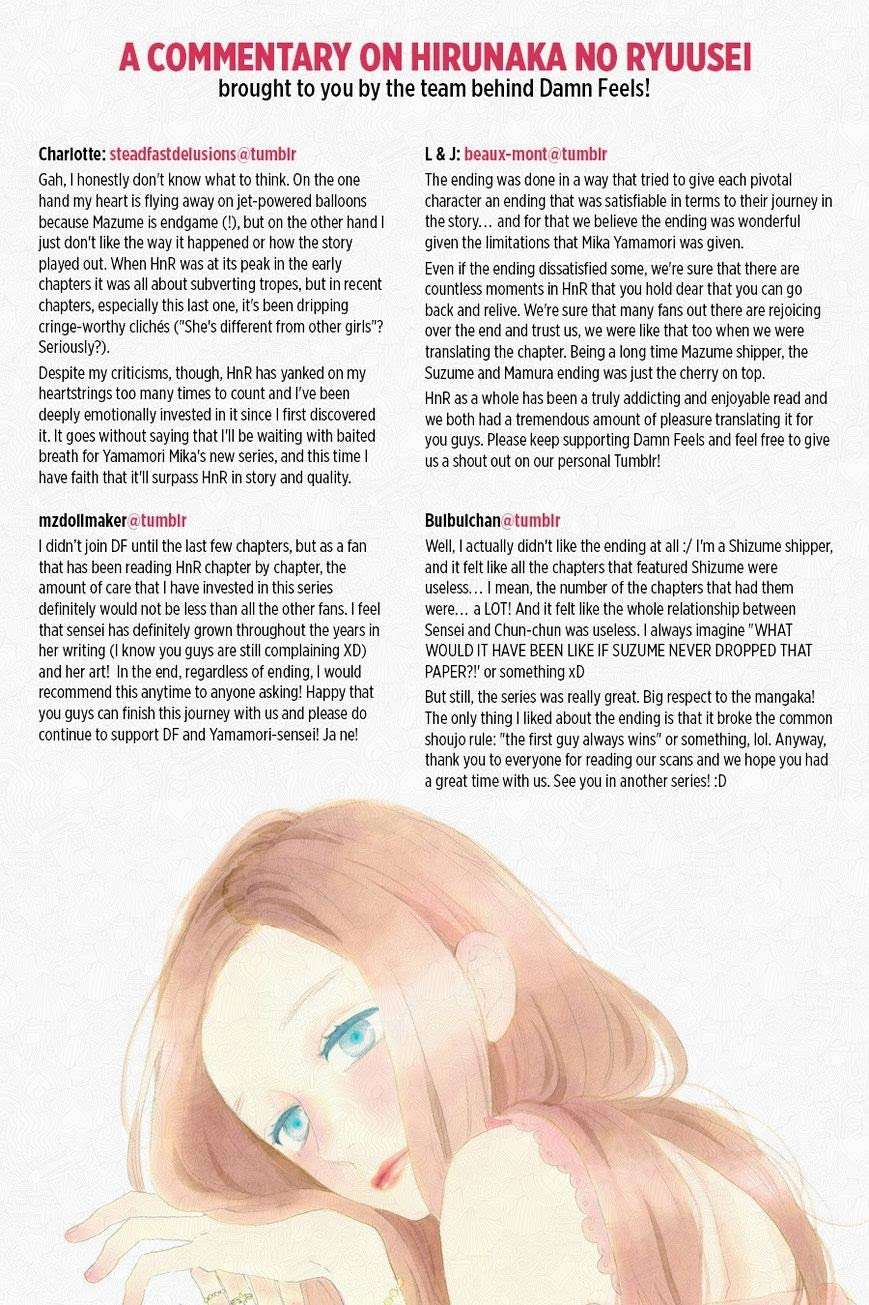 Hirunaka no Ryuusei Chapter 78 - halaman 59
