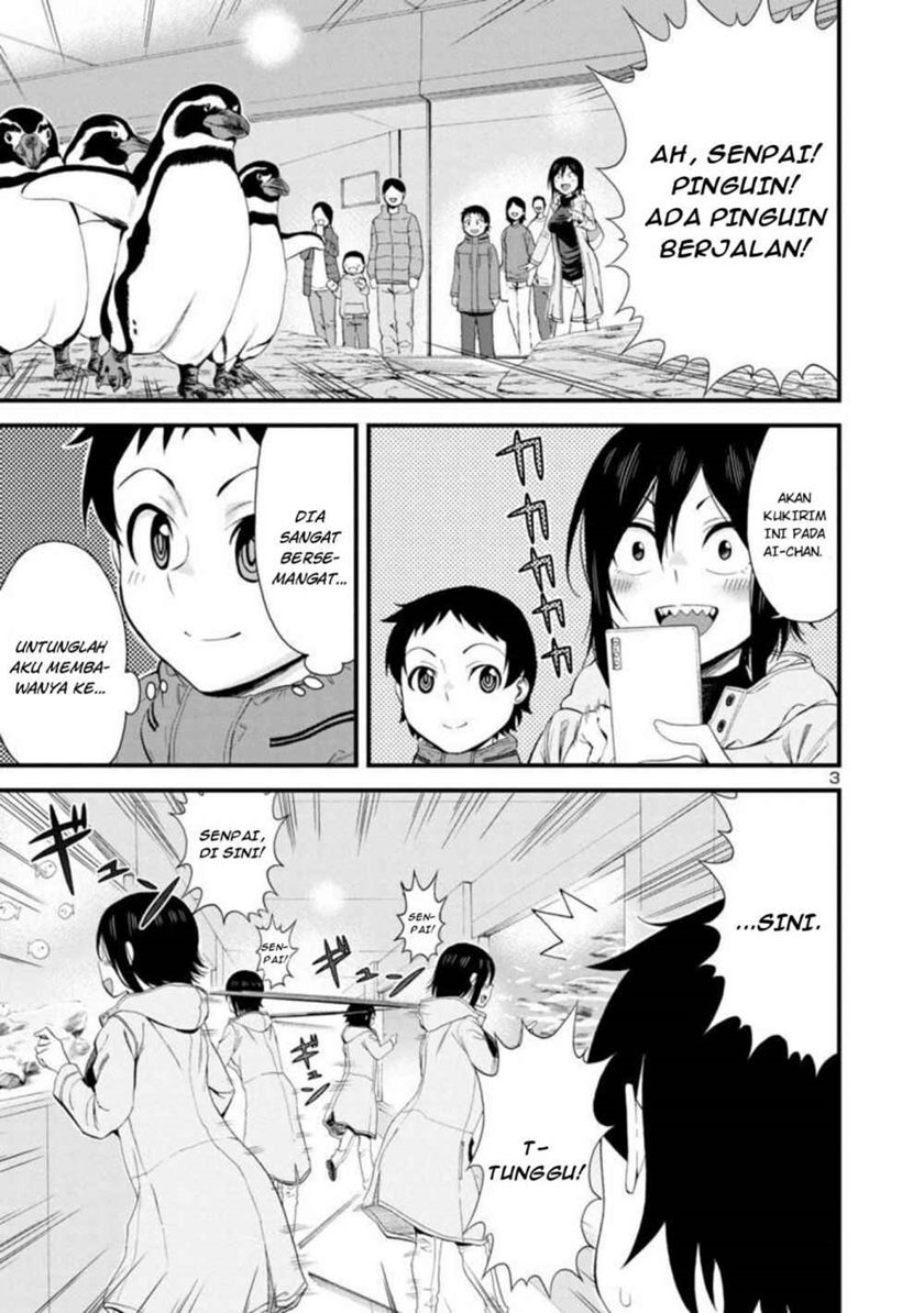 Hitomi-chan is Shy with Strangers Chapter 53 - halaman 3